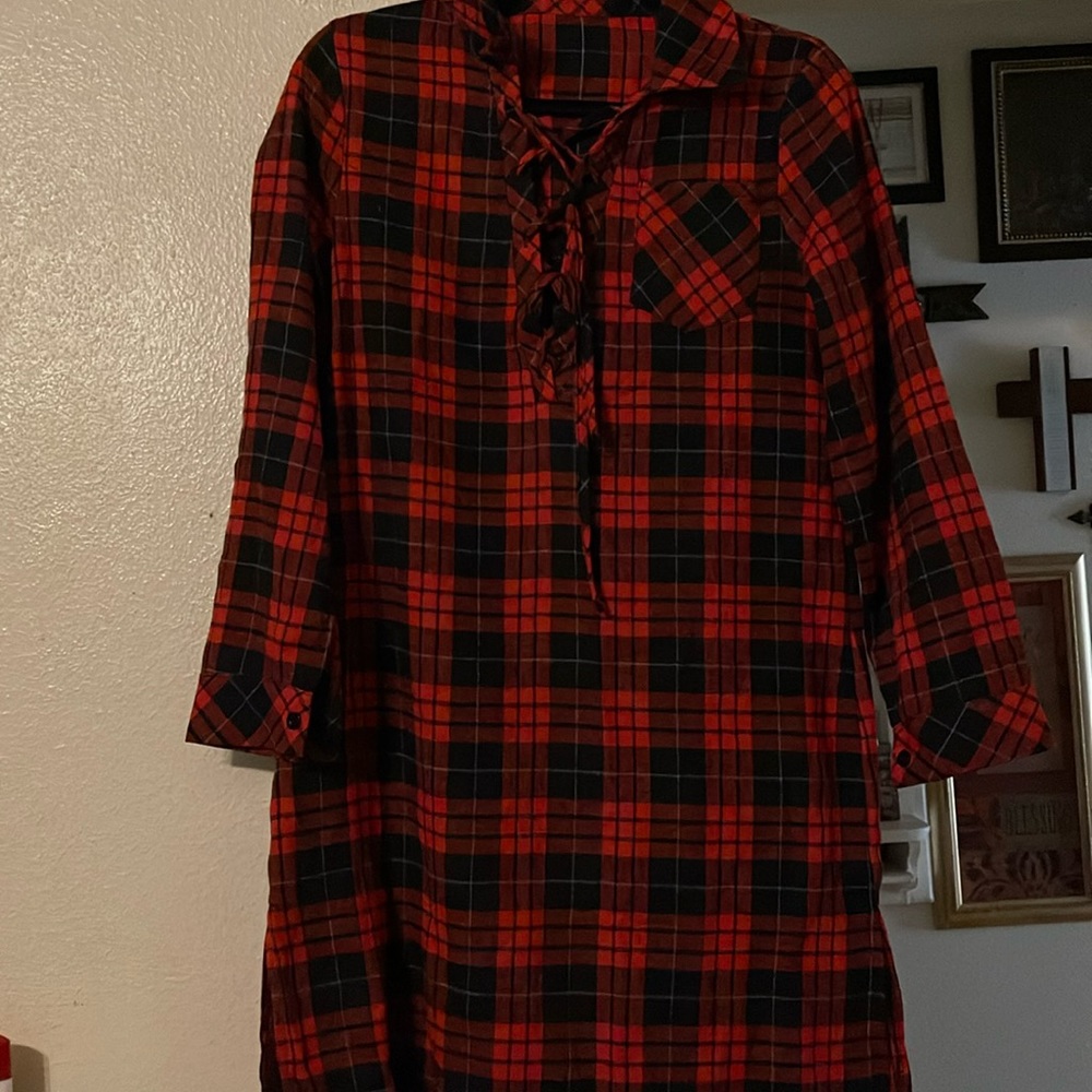 Plaid dress